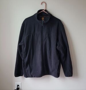 Timberland Men's Dark Gray Zip-Up Sweater